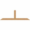 8/12 Pitch Portland Smooth Timber Gable Bracket GBW096X32X0606POR00SWR
