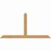 12/12 Pitch Portland Smooth Timber Gable Bracket GBW096X48X0406POR00SWR