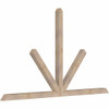 14/12 Pitch Saratoga Smooth Timber Gable Bracket GBW096X56X0404SAR00SDF