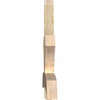 9/12 Pitch Davenport Rough Sawn Timber Gable Bracket GBW108X40X0406DAV00RDF