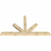 13/12 Pitch Saratoga Rough Sawn Timber Gable Bracket GBW108X58X0606SAR00RDF