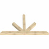 14/12 Pitch Saratoga Rough Sawn Timber Gable Bracket GBW108X63X0606SAR00RDF