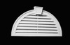 HCLK30O Functional Keystone Half Circle Louver Vent 30" Wide