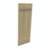 14 inch by 32 inch Board and Batten Shutter with 3-Board, 2-Batten