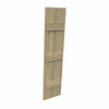 12 inch by 37 inch Board and Batten Shutter with 2-Board, 3-Batten