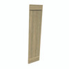 12 inch by 26 inch Board and Batten Shutter with 2-Board, End Batten