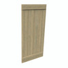 24 inch by 24 inch Board and Batten Shutter with 4-Board, End Batten