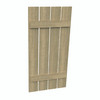 24 inch by 34 inch Plank Shutter with 4-Plank, 2-Batten