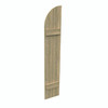 12 inch by 24 inch Quarter Round Shutter with 2-Boards