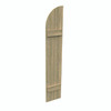 12 inch by 27 inch Quarter Round Shutter with 2-Boards