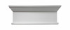 40"W x 13"H x 4 1/2"D 12" Classic Crosshead with Bottom Trim WCH40X13BT by Fypon