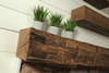 78"W x 10"H x 8"D Elm Mantel Beam - Hand Hewn BMH8X10X78ELM-EC by Fypon
