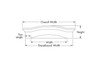 45"W x 10"H x 3 1/4"D 10 inch Eyebrow Crosshead with Bottom Trim WCHSEG36X11BT by Fypon 45"W x 10"H x 3 1/4"D 10 inch Eyebrow Crosshead with Bottom Trim WCHSEG36X11BT by Fypon