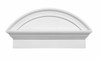 65"W x 28 3/8"H x 4 1/2"D Combination Segment Arch Pediment CSAP65 by Fypon