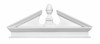 Combination Acorn Pediment with Bottom Trim CAP54BT