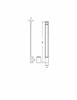 7"W x 108"H x 2 1/2"D Two-Piece Adjustable Plain Pilaster PIL7X108P by Fypon