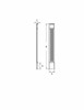 Two-Piece Adjustable Fluted Pilaster PIL3X108