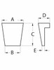 Keystone for Trim Profiles Part Number K8TF