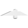 4/12 Pitch Eugene Smooth Gable Bracket, PVC GBW036X06X0204EUG00PVC