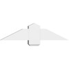 6/12 Pitch Eugene Smooth Gable Bracket, PVC GBW036X09X0606EUG00PVC