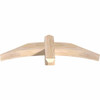 7/12 Pitch Bellingham Smooth Gable Bracket, PVC GBW036X10X0404BEL00PVC