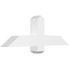 8/12 Pitch Eugene Smooth Gable Bracket, PVC GBW036X12X0404EUG00PVC