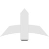 14/12 Pitch Bellingham Smooth Gable Bracket, PVC GBW036X21X0206BEL00PVC