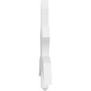 15/12 Pitch Davenport Smooth Gable Bracket, PVC GBW036X23X0204DAV00PVC