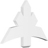 15/12 Pitch Alberta Smooth Gable Bracket, PVC GBW036X23X0206ALB00PVC