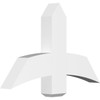 15/12 Pitch Bellingham Smooth Gable Bracket, PVC GBW036X23X0406BEL00PVC