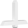 16/12 Pitch Eugene Smooth Gable Bracket, PVC GBW036X24X0404EUG00PVC