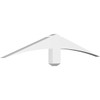 4/12 Pitch Bellingham Smooth Gable Bracket, PVC GBW048X08X0204BEL00PVC