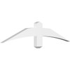 5/12 Pitch Bellingham Smooth Gable Bracket, PVC GBW048X10X0204BEL00PVC