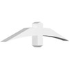 5/12 Pitch Bellingham Smooth Gable Bracket, PVC GBW048X10X0404BEL00PVC