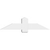 6/12 Pitch Eugene Smooth Gable Bracket, PVC GBW048X12X0406EUG00PVC