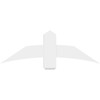 8/12 Pitch Bellingham Smooth Gable Bracket, PVC GBW048X16X0406BEL00PVC