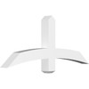 10/12 Pitch Bellingham Smooth Gable Bracket, PVC GBW048X20X0404BEL00PVC