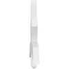 11/12 Pitch Alberta Smooth Gable Bracket, PVC GBW048X22X0204ALB00PVC