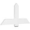 12/12 Pitch Eugene Smooth Gable Bracket, PVC GBW048X24X0206EUG00PVC