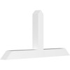 12/12 Pitch Portland Smooth Gable Bracket, PVC GBW048X24X0404POR00PVC