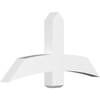 12/12 Pitch Bellingham Smooth Gable Bracket, PVC GBW048X24X0406BEL00PVC