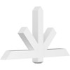 13/12 Pitch Kennewick Smooth Gable Bracket, PVC GBW048X26X0404KEN00PVC