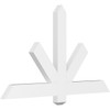 14/12 Pitch Kennewick Smooth Gable Bracket, PVC GBW048X28X0204KEN00PVC