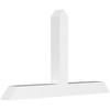 14/12 Pitch Portland Smooth Gable Bracket, PVC GBW048X28X0404POR00PVC