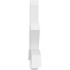 15/12 Pitch Alberta Smooth Gable Bracket, PVC GBW048X30X0404ALB00PVC