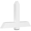 15/12 Pitch Eugene Smooth Gable Bracket, PVC GBW048X30X0406EUG00PVC