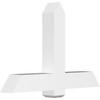 16/12 Pitch Eugene Smooth Gable Bracket, PVC GBW048X32X0606EUG00PVC