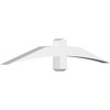 4/12 Pitch Bellingham Smooth Gable Bracket, PVC GBW060X10X0404BEL00PVC