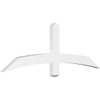 8/12 Pitch Bellingham Smooth Gable Bracket, PVC GBW060X20X0204BEL00PVC