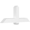 10/12 Pitch Eugene Smooth Gable Bracket, PVC GBW060X25X0606EUG00PVC